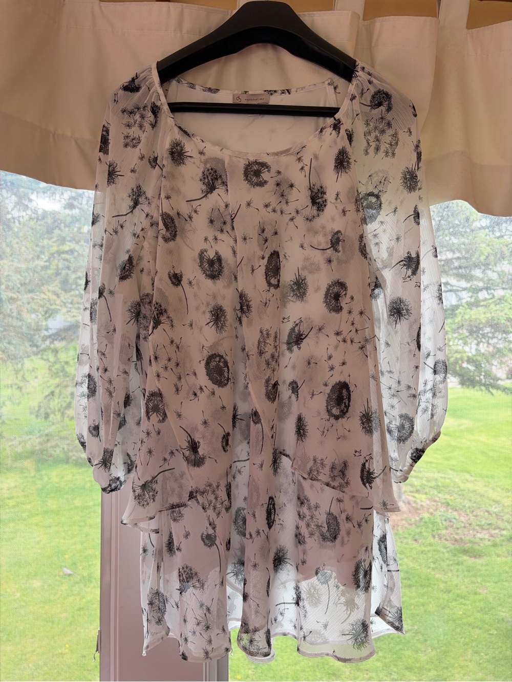 Dressbarn | Dandelion Sheer Blouse - Picture 10 of 12